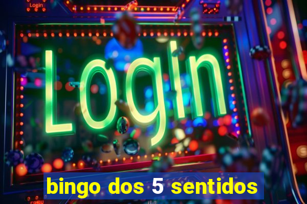 bingo dos 5 sentidos